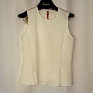 SPANX Cream Sleeveless Sculpting Tank Top